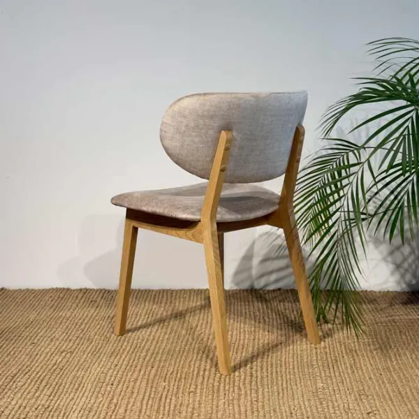 Scaun de bucătărie Mobicasa Arno Textil/ Natural Gray photo 4 Scaun de bucătărie Mobicasa Arno Textil/ Natural Gray photo 4