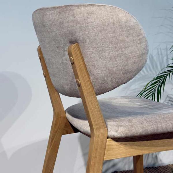 Scaun de bucătărie Mobicasa Arno Textil/ Natural Gray photo 5 Scaun de bucătărie Mobicasa Arno Textil/ Natural Gray photo 5