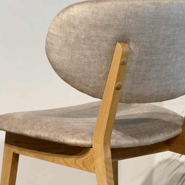 Scaun de bucătărie Mobicasa Arno Textil/ Natural Gray photo 7 Scaun de bucătărie Mobicasa Arno Textil/ Natural Gray photo 7