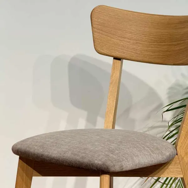 Scaun de bucătărie Mobicasa Urbano Stofă/ Natural Gray photo 2 Scaun de bucătărie Mobicasa Urbano Stofă/ Natural Gray photo 2