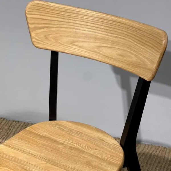 Scaun de bucătărie Mobicasa Urbano Lemn/ Black Beige photo 2 Scaun de bucătărie Mobicasa Urbano Lemn/ Black Beige photo 2