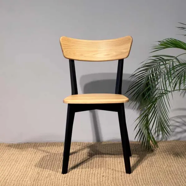 Scaun de bucătărie Mobicasa Urbano Lemn/ Black Beige photo 3 Scaun de bucătărie Mobicasa Urbano Lemn/ Black Beige photo 3