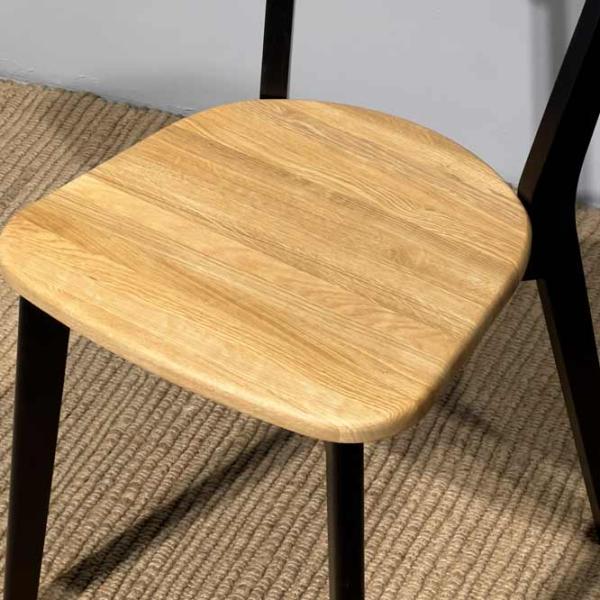 Scaun de bucătărie Mobicasa Urbano Lemn/ Black Beige photo 4 Scaun de bucătărie Mobicasa Urbano Lemn/ Black Beige photo 4