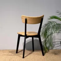 Scaun de bucătărie Mobicasa Urbano Lemn/ Black Beige photo 6
