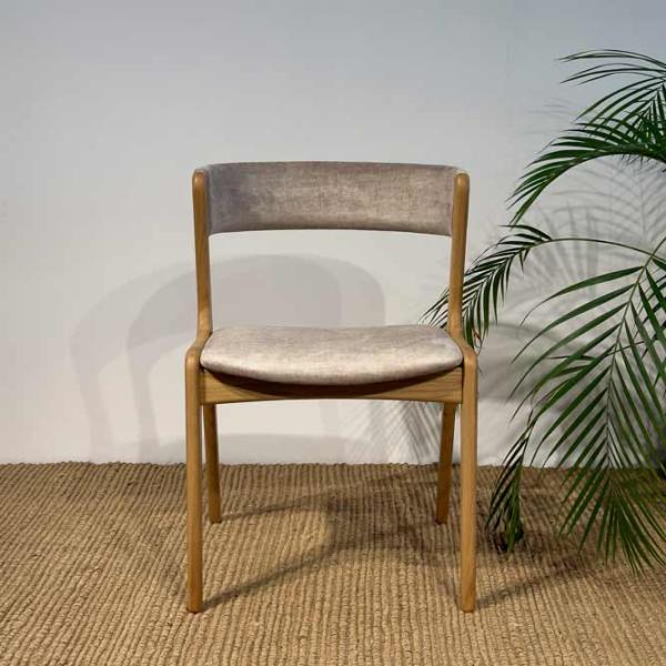 Scaun de bucătărie Mobicasa Danish Stofă/ Natural Gray photo 3 Scaun de bucătărie Mobicasa Danish Stofă/ Natural Gray photo 3