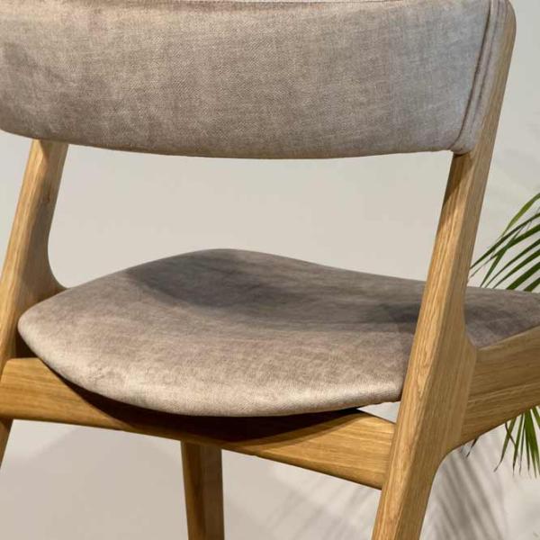 Scaun de bucătărie Mobicasa Danish Stofă/ Natural Gray photo 4 Scaun de bucătărie Mobicasa Danish Stofă/ Natural Gray photo 4