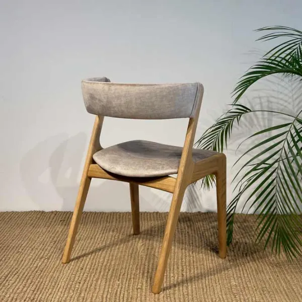 Scaun de bucătărie Mobicasa Danish Stofă/ Natural Gray photo 5 Scaun de bucătărie Mobicasa Danish Stofă/ Natural Gray photo 5