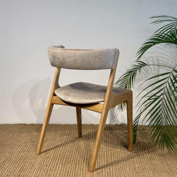 Scaun de bucătărie Mobicasa Danish Stofă/ Natural Gray photo 5 Scaun de bucătărie Mobicasa Danish Stofă/ Natural Gray photo 5