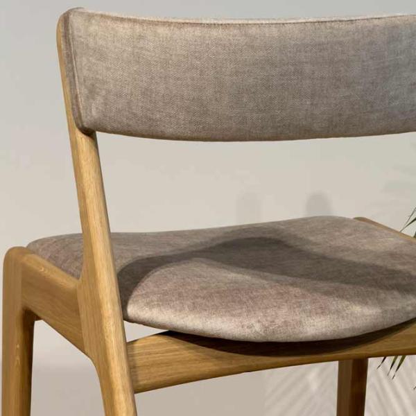 Scaun de bucătărie Mobicasa Danish Stofă/ Natural Gray photo 7 Scaun de bucătărie Mobicasa Danish Stofă/ Natural Gray photo 7