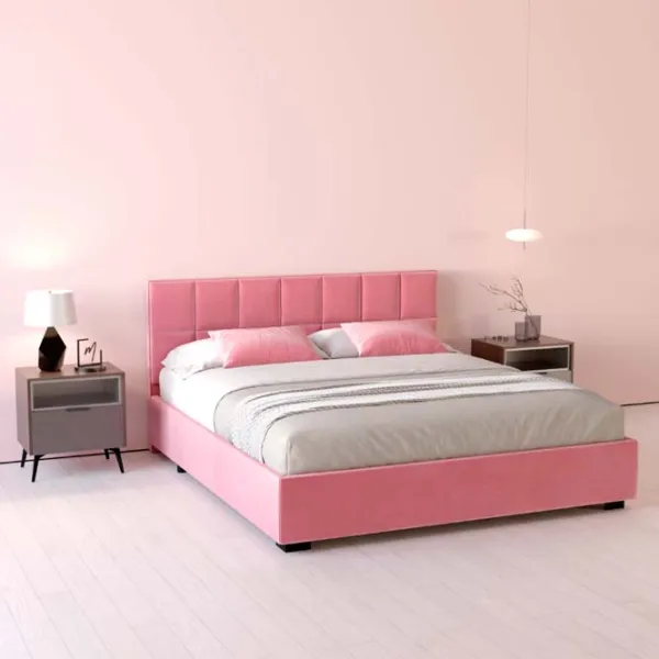 Кровать My-Style my-Kiki 200 x 200 см / Фанера / Розовый photo 4