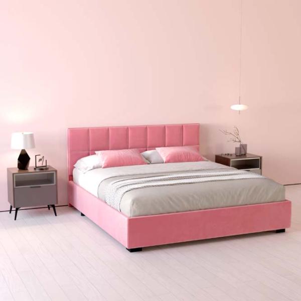 Кровать My-Style my-Kiki 200 x 200 см / Фанера / Розовый photo 4