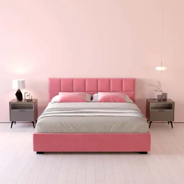 Кровать My-Style my-Kiki 200 x 200 см / Фанера / Розовый photo 7