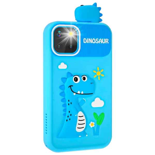 Jucărie interactivă Cute Pet Smart Phone PI Plus Dinosaur  3+ / Black Blue photo 2