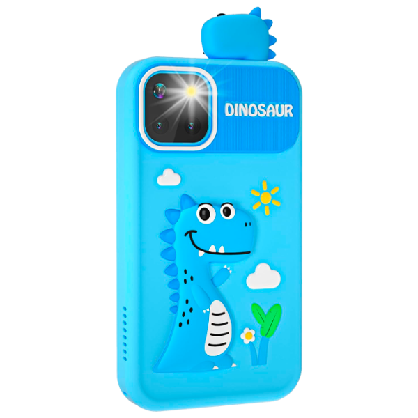 Jucărie interactivă Cute Pet Smart Phone PI Plus Dinosaur  3+ / Black Blue photo 2