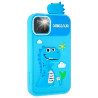 Jucărie interactivă Cute Pet Smart Phone PI Plus Dinosaur 3+ / Black Blue photo 2