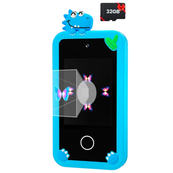 Jucărie interactivă Cute Pet Smart Phone PI Plus Dinosaur  3+ / Black Blue photo 3