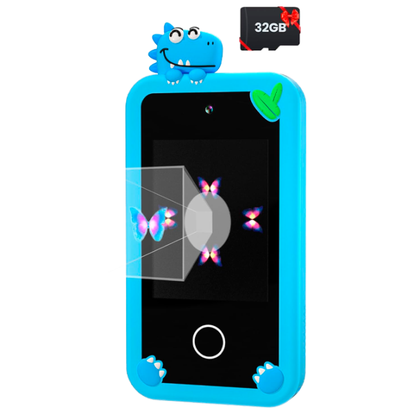 Jucărie interactivă Cute Pet Smart Phone PI Plus Dinosaur  3+ / Black Blue photo 3