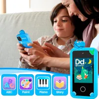 Jucărie interactivă Cute Pet Smart Phone PI Plus Dinosaur 3+ / Black Blue photo 6