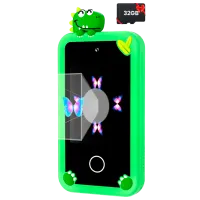 Jucărie interactivă Cute Pet Smart Phone PI Plus Dinosaur 3+ / Black Green photo 3