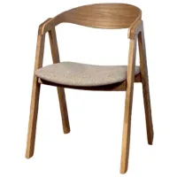 Scaun de bucătărie Mobicasa Izi Stofă/ Natural Gray