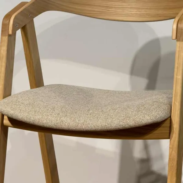 Scaun de bucătărie Mobicasa Izi Stofă/ Natural Gray photo 5 Scaun de bucătărie Mobicasa Izi Stofă/ Natural Gray photo 5