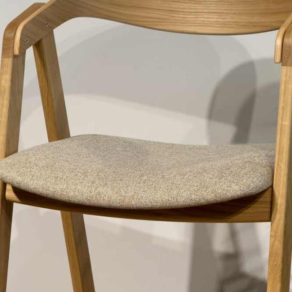 Scaun de bucătărie Mobicasa Izi Stofă/ Natural Gray photo 5 Scaun de bucătărie Mobicasa Izi Stofă/ Natural Gray photo 5