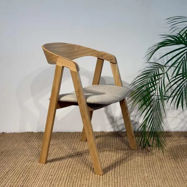 Scaun de bucătărie Mobicasa Izi Stofă/ Natural Gray photo 6 Scaun de bucătărie Mobicasa Izi Stofă/ Natural Gray photo 6