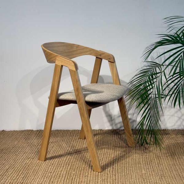 Scaun de bucătărie Mobicasa Izi Stofă/ Natural Gray photo 6 Scaun de bucătărie Mobicasa Izi Stofă/ Natural Gray photo 6