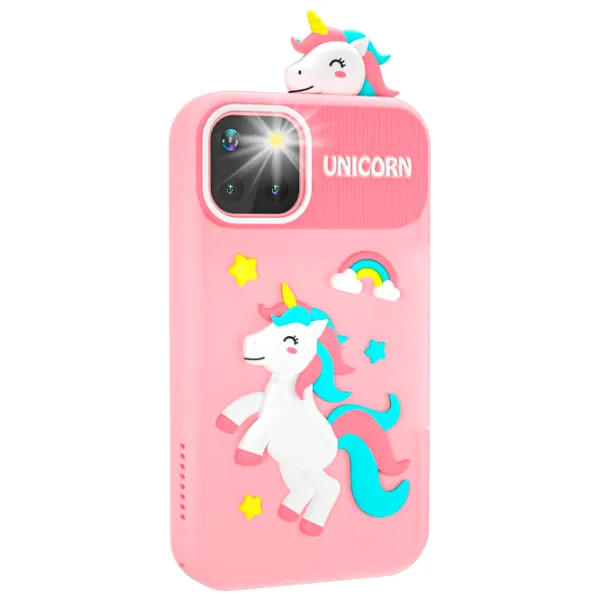 Jucărie interactivă Cute Pet Smart Phone PI Plus Unicorn  3+ / Black Pink photo 2