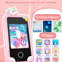 Jucărie interactivă Cute Pet Smart Phone PI Plus Unicorn 3+ / Black Pink photo 4