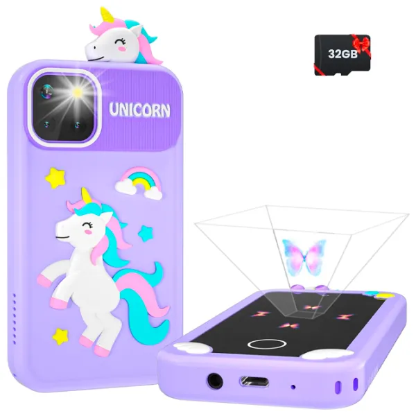 Интерактивная игрушка Cute Pet Smart Phone PI Plus Unicorn  3+ / Черный Фиолетовый photo 2