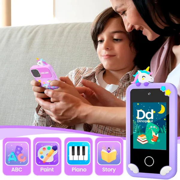 Интерактивная игрушка Cute Pet Smart Phone PI Plus Unicorn  3+ / Черный Фиолетовый photo 6