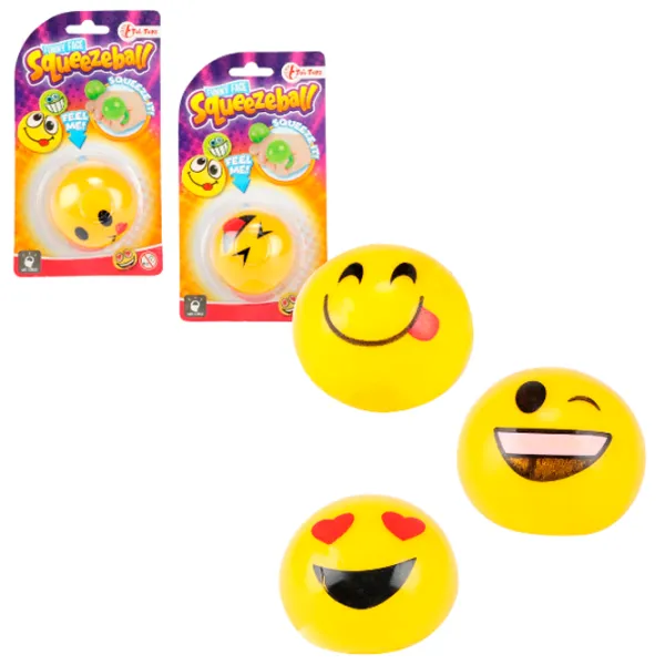 Игрушка антистресс Sportline Smile Желтый / 3+ photo 2