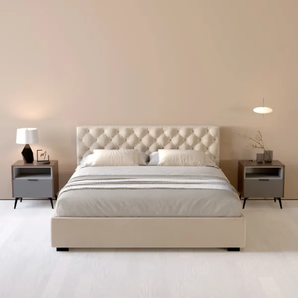 Кровать My-Style my-Mona 120 x 200 см / Фанера / Кремовый photo 6