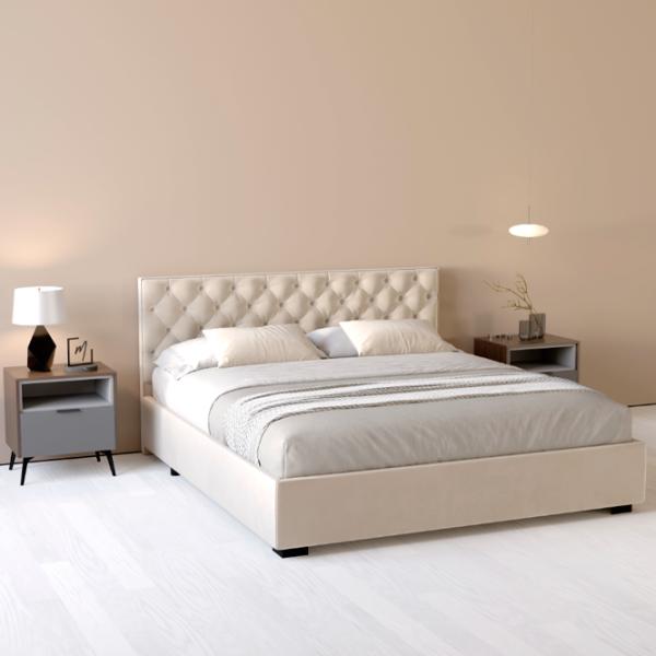 Кровать My-Style my-Mona 180 x 200 см / Фанера / Кремовый photo 5