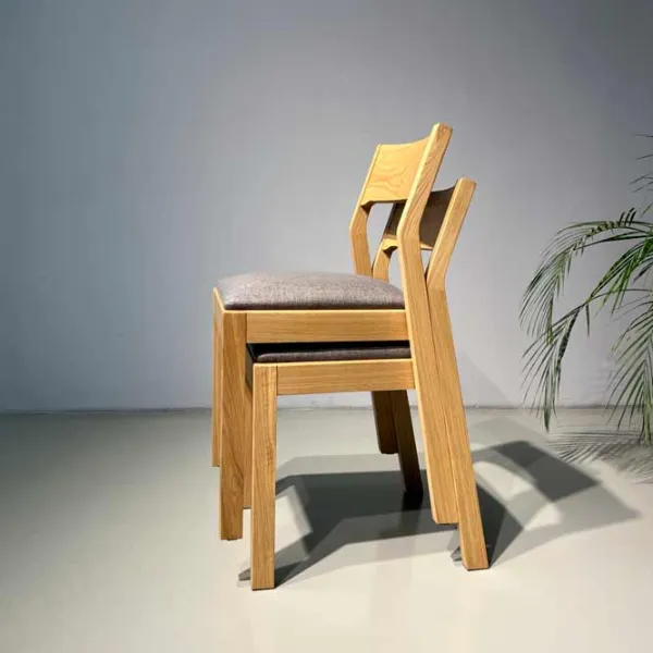 Scaun de bucătărie Mobicasa Marko Stofă/ Natural Gray photo 5 Scaun de bucătărie Mobicasa Marko Stofă/ Natural Gray photo 5