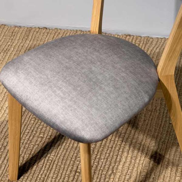 Scaun de bucătărie Mobicasa ISKU Stofă/ Natural Gray photo 3 Scaun de bucătărie Mobicasa ISKU Stofă/ Natural Gray photo 3