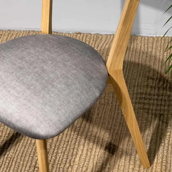 Scaun de bucătărie Mobicasa ISKU Stofă/ Natural Gray photo 7 Scaun de bucătărie Mobicasa ISKU Stofă/ Natural Gray photo 7