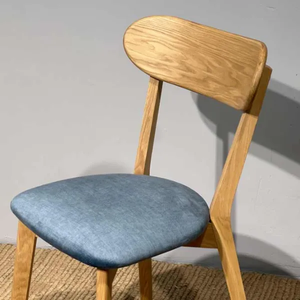 Scaun de bucătărie Mobicasa ISKU Stofă/ Natural Blue photo 8 Scaun de bucătărie Mobicasa ISKU Stofă/ Natural Blue photo 8