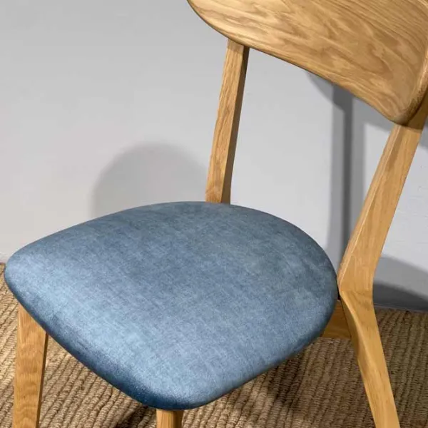 Scaun de bucătărie Mobicasa ISKU Stofă/ Natural Blue photo 11 Scaun de bucătărie Mobicasa ISKU Stofă/ Natural Blue photo 11