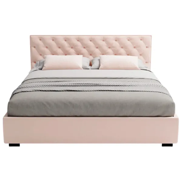 Кровать My-Style my-Mona 200 x 200 см / Фанера / Светло-розовый photo 3