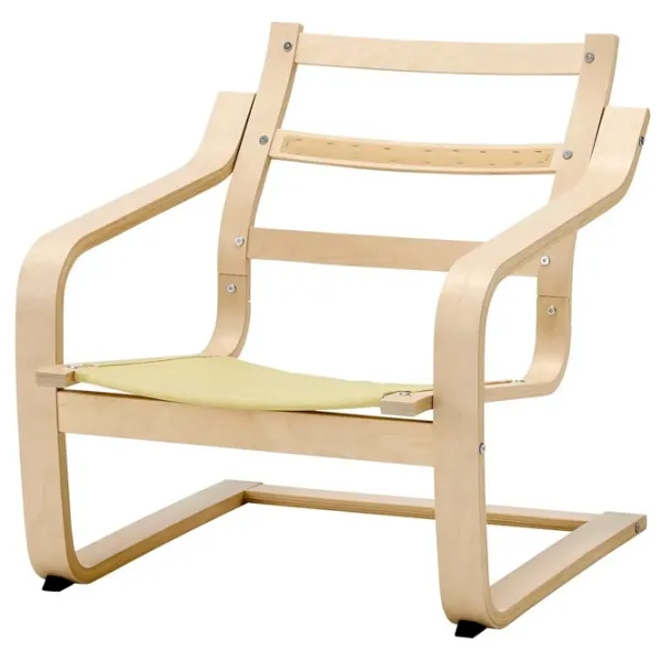 Fotoliu Ikea Poang/Vissle Beige Black photo 2