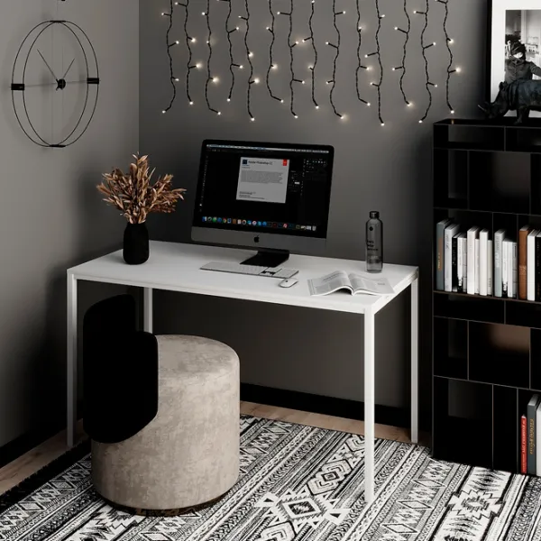 Masă de birou Mobicasa Brevity Loft PAL/ White photo 1