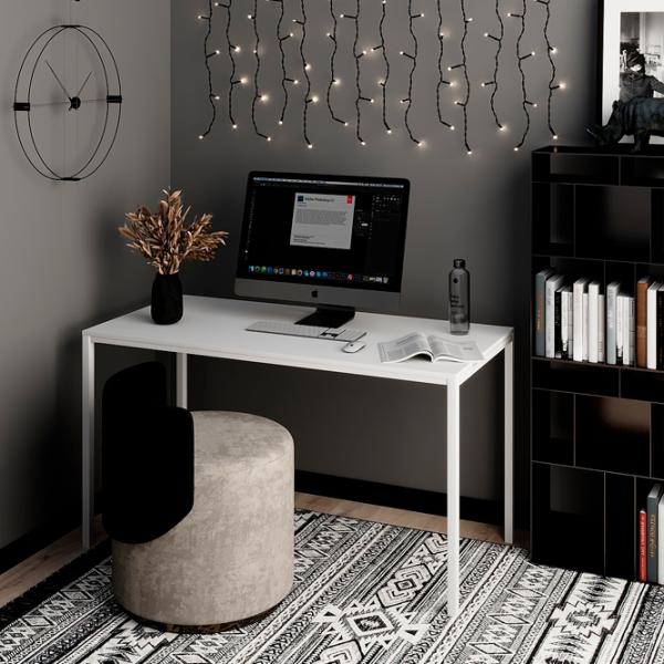 Masă de birou Mobicasa Brevity Loft PAL/ White photo 1