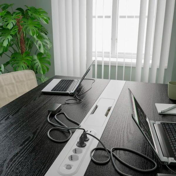 Офисный стол Ikea Mittzon ДСП/ Черный photo 8