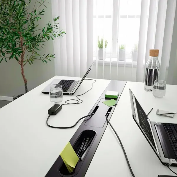 Masă de birou Ikea Mittzon PAL/ White photo 6