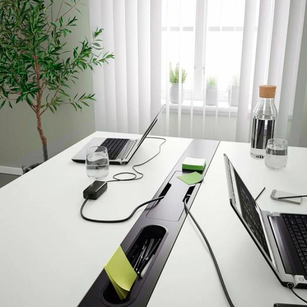 Masă de birou Ikea Mittzon PAL/ White photo 6