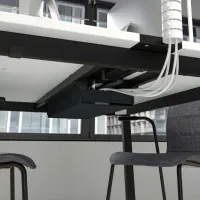 Офисный стол Ikea Mittzon ДСП/ Белый photo 7