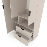 Dulap Nex Home A002R 230 x 100 x 42 / LPAL / Cashmere photo 3