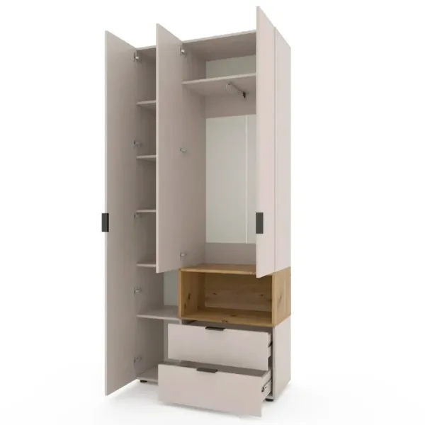 Dulap Nex Home A002R 230 x 100 x 42 / LPAL / Cahmere Oak Artisan photo 2